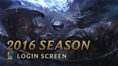 2016 Season - Login Screen