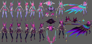 Star Guardian Xayah Model 4 (by Riot Artist Duy Khanh Nguyen)