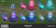 Spirit Blossom Aphelios Concept 7 (by Riot Contracted Artist Roy Zhang)