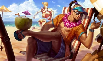 Lee Sin PoolPartySkin