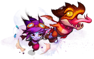 Dragon Trainer Tristana "Dragon Trainer's Field Guide" Illustration 5