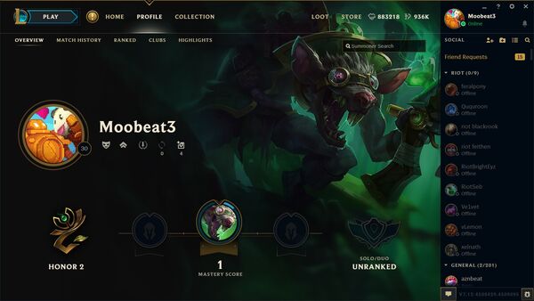 Honor Profile Layout