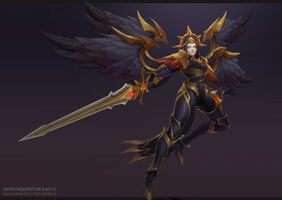 Eiserne Inquisitorin Kayle Update Model 4 (vom Riot-Künstler Tommy Gundardi Teguh)