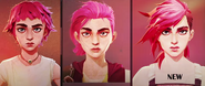 Vi "Arcane" Concept 5 (by Riot Contracted Artists Fortiche Productions)