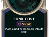 Sunk Cost (Legends of Runeterra)