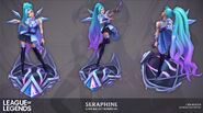 K/DA ALL OUT Seraphine Model 6 (by Riot Artist Liem Nguyen)