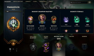 dev: Updating Champion Mastery - League of Legends