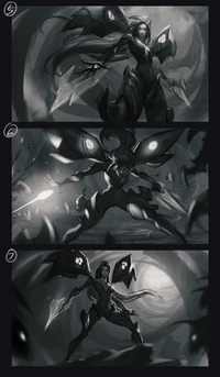 Kai'Sa Splash Konzept 1 (vom Riot-Künstler Pan Chengwei)