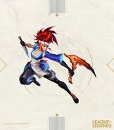 Sashimi Akali "League of Legends" Promo 2 (by Riot Artist T.J. Geisen)