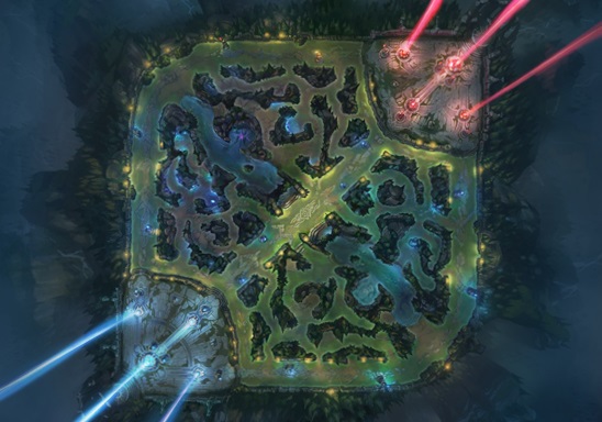 LoL: fãs recriam mapa Summoner's Rift com base nas skins PROJETO, lol