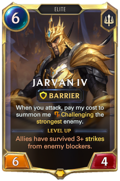 Jarvan Iv Legends Of Runeterra League Of Legends Wiki Fandom