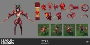 Mythmaker Zyra Model 3 (by Riot Contracted Artists Kudos Productions)