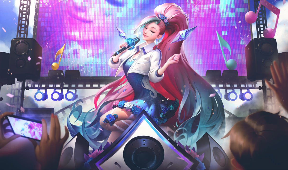 Seraphine: League of Legends' latest champion is a colorful pop star - The  Verge