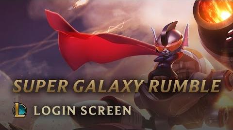 Super Galaxy Rumble - Login Screen