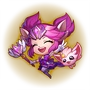 ¡El ataque de los monstruos! Lux Guardiana Estelar Chibi: Maestro