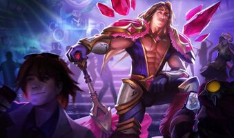 Rosenquarz-Taric Update Splash Konzept 2 (vom Riot-Künstler Xi Zhang)