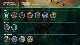 TFT 11.13 Patch Highlights