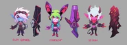 Little Demon Tristana Concept 8 (by Riot Artist Jesse 'Trayil' Li)
