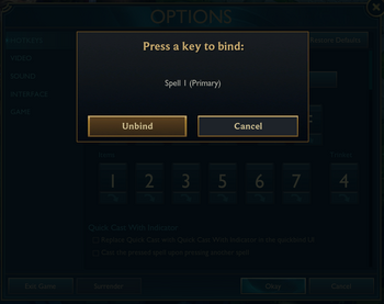 Hotkeys and commands, League of Legends Wiki