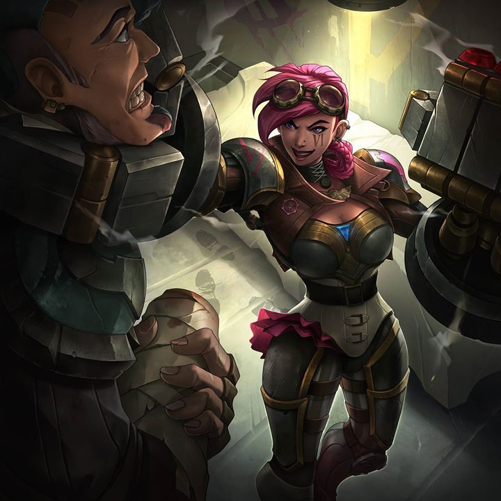 Arcane Jinx and Vi skins to be given out free for LoR's 2nd