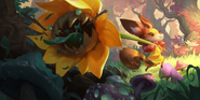 Flower Child "Legends of Runeterra" Illustration (by Riot Contracted Artists Sixmorevodka Studio)