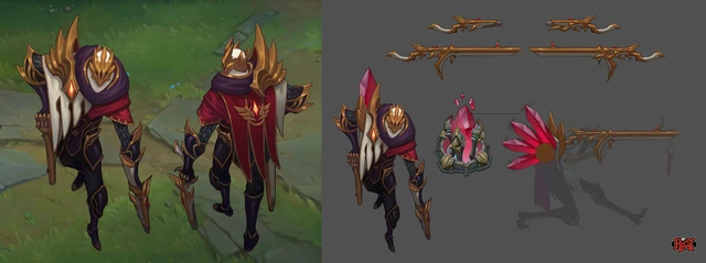 Koncept SKT T1 Jhina (autor: Jesse Li)