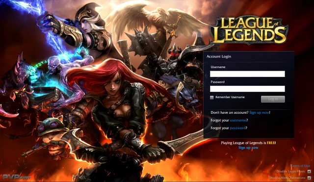 Old Login interface