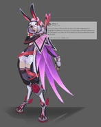 Xayah BattleBat Concept 01.jpg (250 КБ) Battle Bat Xayah Concept 1 (by Riot Artist Rachael 'Tart' Cross)