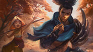 Yasuo "Brotherhood" Illustration (by Riot Contracted Artist Zoe Zhu)