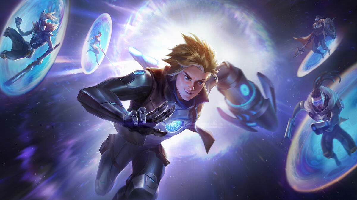 Ezreal tried to jump over a wall, but I was in his mind already to