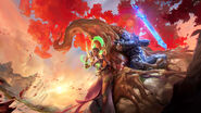 Karma "Protectors of Ionia" Promo (by Riot Contracted Artist Blake Byun)