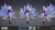 K/DA ALL OUT Ahri Model 4 (by Riot Artist Kylie Jayne Gage)