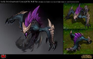 Rek'Sai Concept 2 (by Riot Artist Charles 'Yideth' Liu)