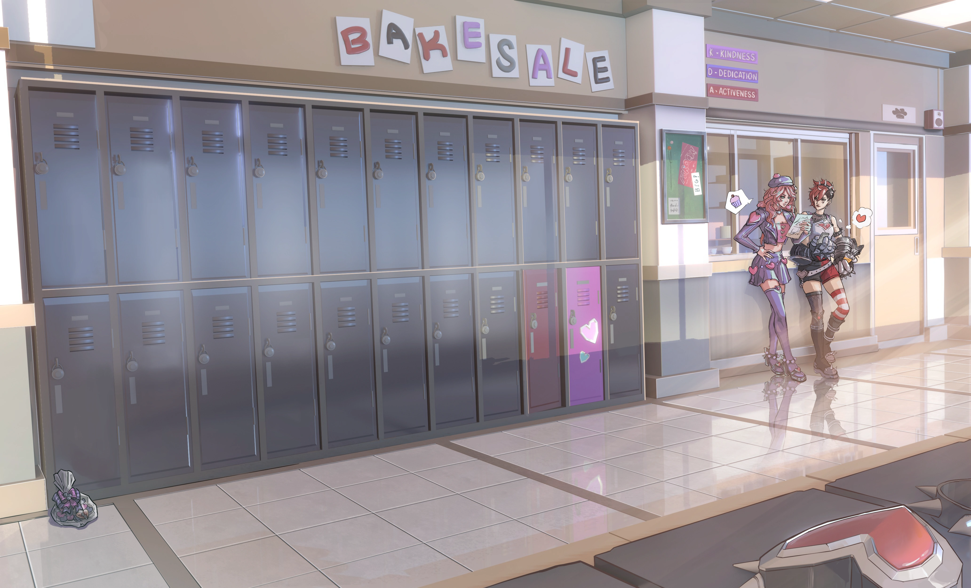 C4H Hallway Background