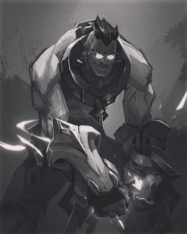 Концепт-арт Сайласа 13 (художник Riot Елена 'Hellstern' Беспалова)