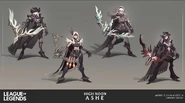 High Noon Ashe Concept 2 (by Riot Artist Oussama Agazzoum)
