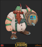 Oktoberfest Gragas Model 3 (by Riot Artist Hector Moran)