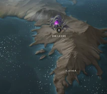 Die Leere auf der Karte von 