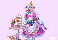 Cafe Cuties Soraka Model 4 (by Riot Artist Annie Kwon)