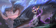 Herald of Dragons "Legends of Runeterra" Illustration (by Riot Contracted Artists Polar Engine)