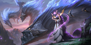 Herald of Dragons "Legends of Runetera" Illustration (by Riot Contracted Artists Polar Engine)