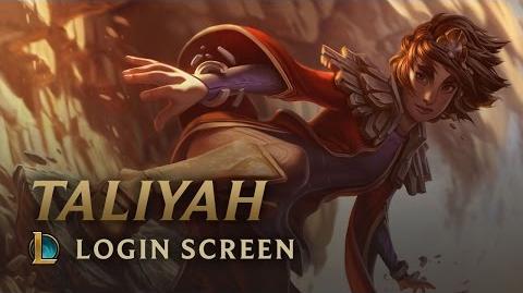 Taliyah, the Stoneweaver - Login Screen