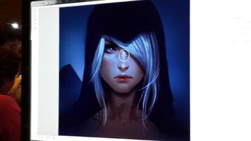 Ashe Portrait Konzept 2 (vom Riot-Künstler Katie 'TeaTime' De Sousa)