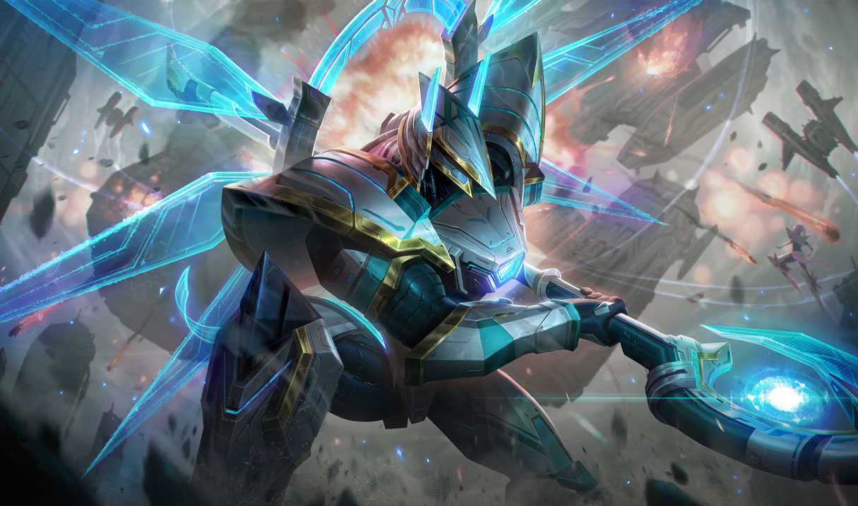 Strike Commander Camille Border champion skins in League of Legends