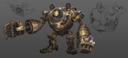 Blitzcrank "The Climb" Concept 1 (by Riot Artist Jason Chan)