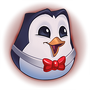 Pengu emocionado rojo