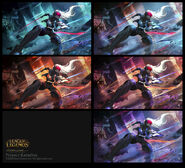 PROJECT: Katarina Splash Concept 4 (by Riot Artist Esben Lash Rasmussen)