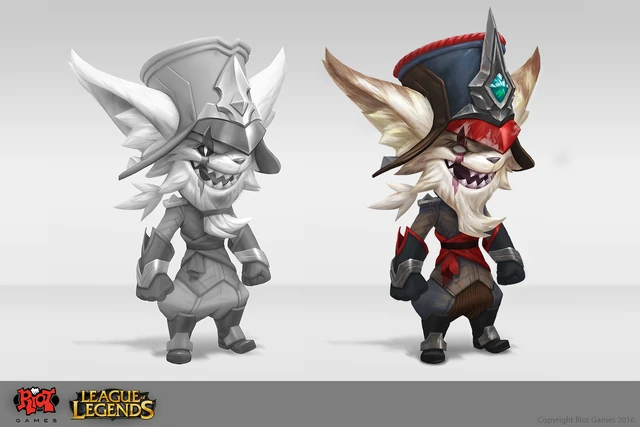 Concepto de Kled 18 (por la artista de Riot, Anna 'Newmilky' Nikonova)