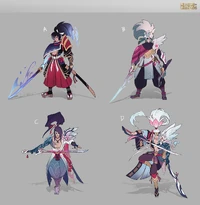Seelenblumen-Yasuo Konzept 2 (vom Riot-Künstler Megan 'ZeOcelot' O'Rourke)