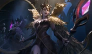 Coven LeBlanc Splash Concept 2 (by Riot Artist Sangsoo Jeong)